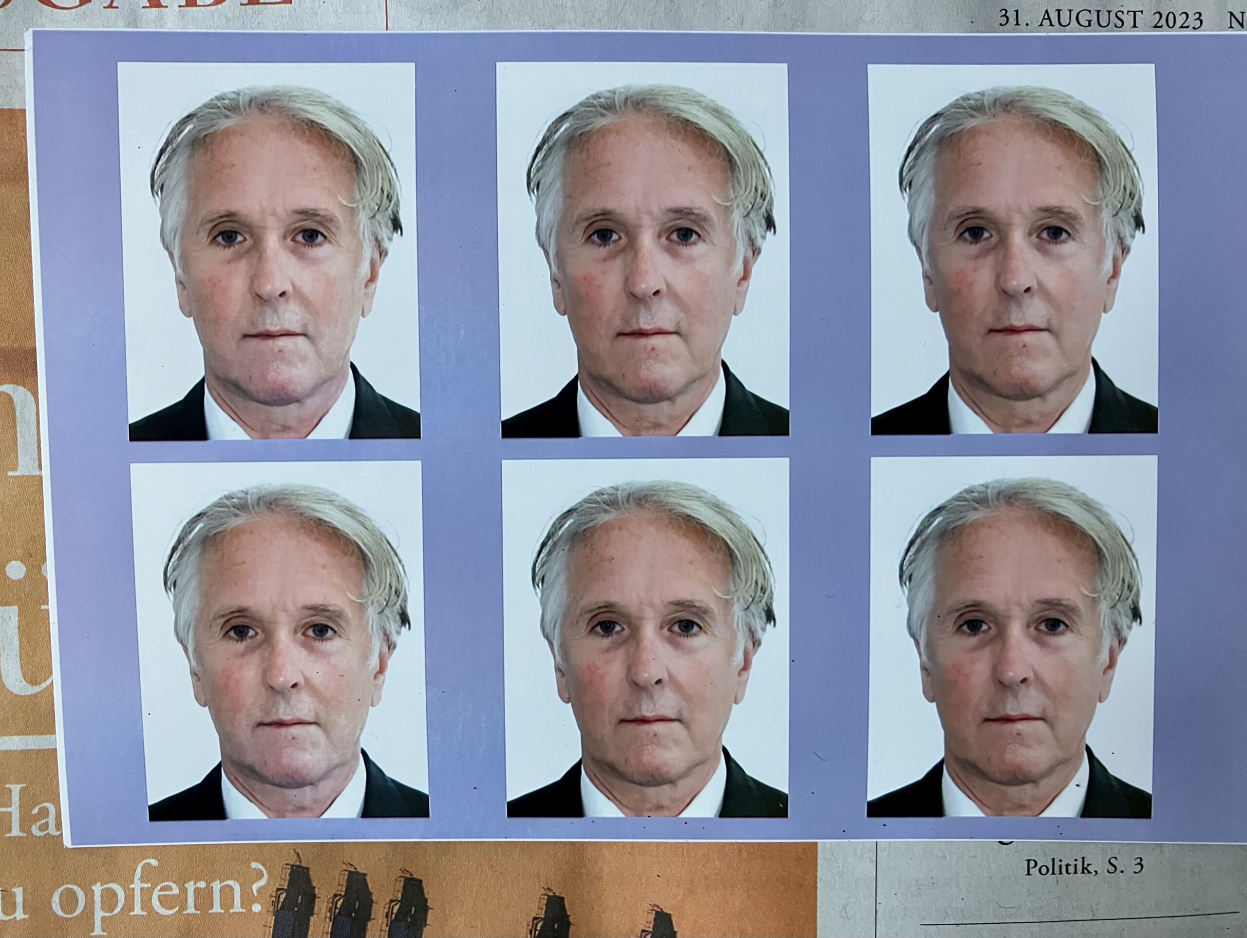 Biometrische Fotos Bitte recht unfreundlich! lebalcony